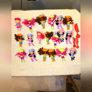 Lot 19 Vintage McDonalds Mini Strawberry Shortcake figures with accessories